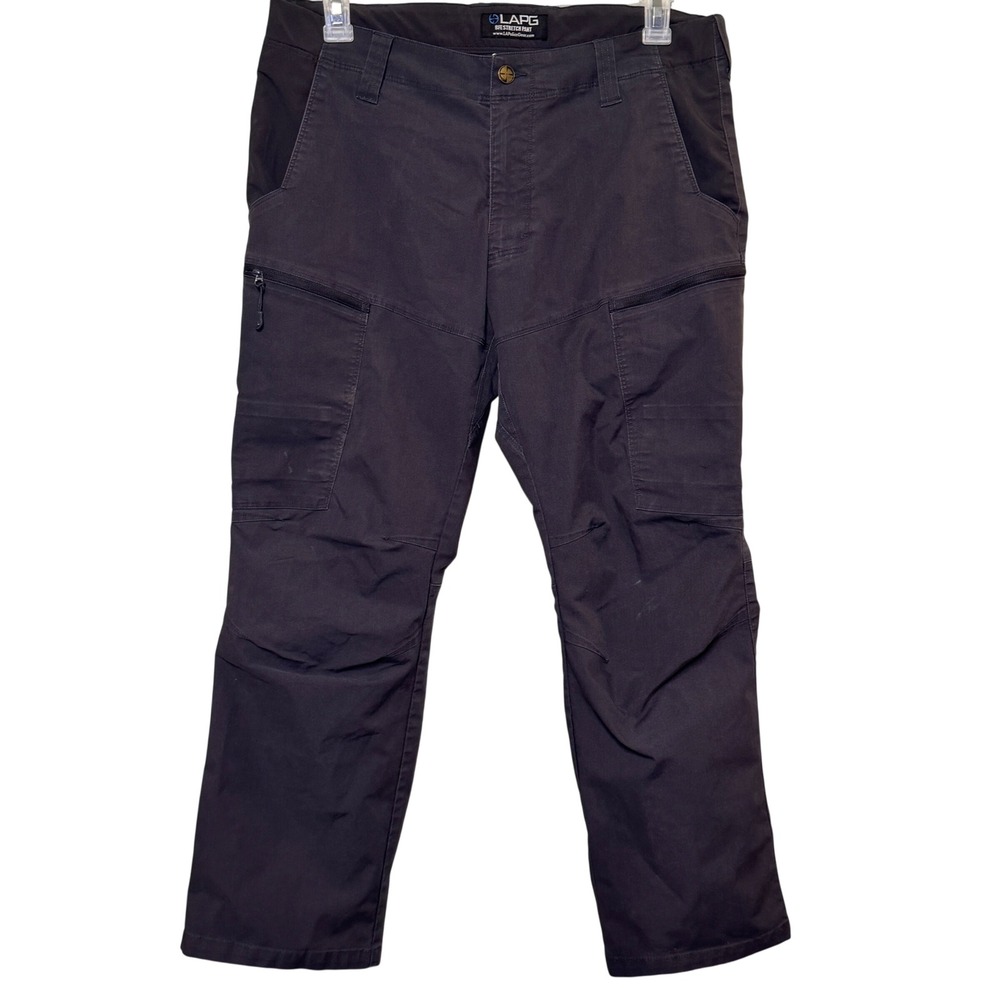 LA Police Gear LAPG BFE Pants Mens 36x30 Charcoal Gray Tactical Cargo BFE-PANT